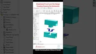 Sheetmetal Punch and Die Design | Creating Die Design Solidworks #solidworkstooldesign #CADable