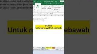 Shortcut PENTING Excel dari A-Z part 1