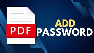 how to add password to pdf || Both PC & Android