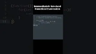 JavaScript - Immediately Invoked Function Expression