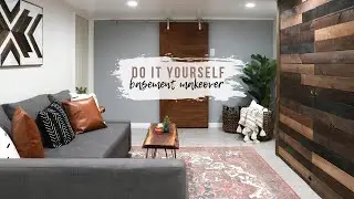 DIY Basement Makeover | How To Room Renovation