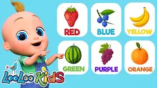 Learn Fruits and Colors with LooLoo Kids! 🍎🍇 Fun Educational Video for Kids