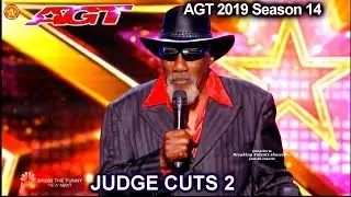 Robert Finley blind veteran original song “Medicine Woman” | America's Got Talent 2019 Judge Cuts