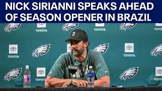 Nick Sirianni speaks ahead of season opener in Brazil | FOX 29 News Philadelphia