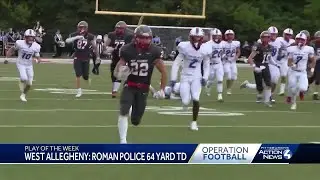 Play of the Week: Roman Police touchdown for West Allegheny