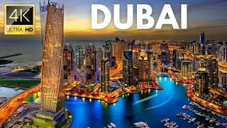 FLYING OVER DUBAI (4K UHD) - Relaxing Music Along With Beautiful Nature Videos - MAGIC MELOFY