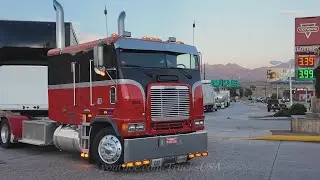 Truck Drivers, Peterbilt, Kenworth, Freightliner Cabover & others in Arizona, Truck Spotting USA