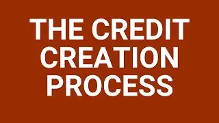 Sources of money in an open economy - credit creation