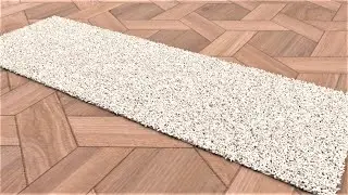 How to make runner Rug in SketchUp using V-Ray Fur