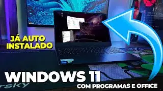 Como AUTO INSTALAR o Windows 24H2 JÁ COM todos OS PROGRAMAS BÁSICOS + o OFFICE 2024!