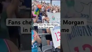 San Diego Wave FC fans cheered for Alex Morgan in the final game of her career