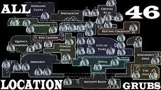Hidden Grubs , All 46 hollow Knight grubs location