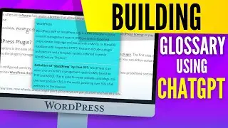 Building Glossaries Using ChatGPT | WordPress