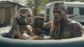 Vikings - Redneck Warriors (Official Music Video) - AI Short