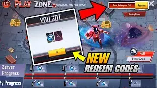 🔴 NEW 3 REDEEM CODES IN PUBG MOBILE | PLAY ZONE EVENT NEW REDEEM CODES | FREE REDEMPTION CODES PUBGM