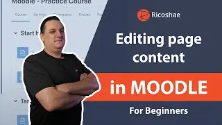 MOODLE for beginners - How to edit page content