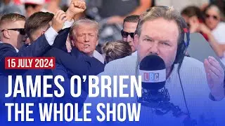 How can Trump call for unity? | James OBrien - The Whole Show