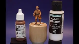 Tamiya Africa Corps Soldier Quick Painting Guide with Glazing Technique!