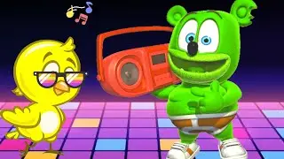 GAMMY BEAR  DANÇA COM  E PINTINHO AMARELINHO