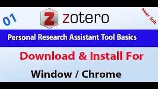 01 - Zotero | Download & Installation | Free Reference / Citation  Management Tool | Tutorial