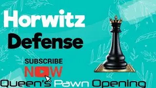 Horwitz Defense Counter | 1.d4 Opening | Chess Strategy!