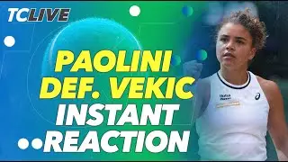 Jasmine Paolini Powers Past Vekic, Advances To First Wimbledon Final | Tennis Channel Live