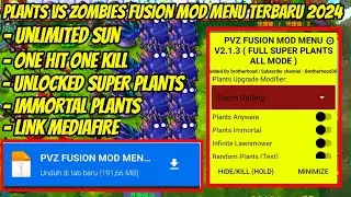 UPDATE!! PLANTS VS ZOMBIES FUSION ANDROID MOD MENU TERBARU 2024 - PVZ FUSION