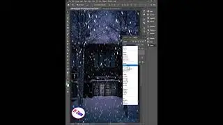 add snow effect in photoshop 