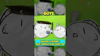 Making a Monkey Temple in Bloons TD6