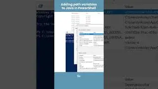 Adding Path Variables to Java in Powershell