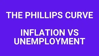 The Phillips Curve - Inflation vs Unemployment