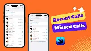 Build a Call and Missed Call View in SwiftUI like WhatsApp and Telegram on IOS 17.0