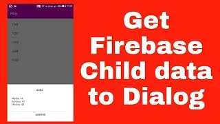 Retrieving child keys and data from firebase