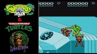 TMNT and Battletoads and Double Dragon: The Ultimate Team (BETA). Dendy [Прохождение / Walkthrough]