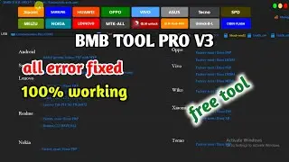 Bmb tool pro latest version | mediatek and qualcom free frp unlock tool | unlock tool free