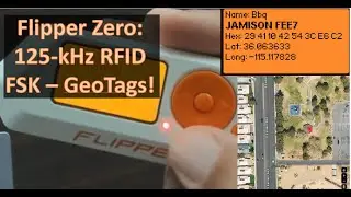 Flipper-Zero: 125-kHz RFID for Geolocation using FSK