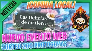 GANA 200 PROTOGEMAS Delicias De Mi Tierra EVENTO WEB GENSHIN IMPACT gameplay español | NEXER
