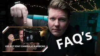 FAQ's about 'Using any Sony camera as a webcam video
