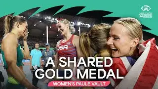 Kennedy and Moon share the pole vault gold 🥹 | World Athletics Championships Budapest 23