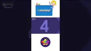 Kids vocabulary - Calendar - Months and Days - Learn English for kids #shorts