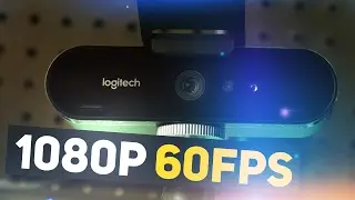 1080p 60fps WEBCAM TIME! - Logitech BRIO 4K Pro Webcam 1080p 60 FPS Quality Test via OBS Studio