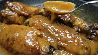 The BEST Smothered Turkey Wings Recipe| Turkey Wings With Gravy Recipe| Air Fryer Recipe