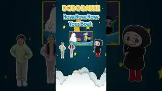 Row Row Row Your Boat | Dance Along | Nursery Rhymes | Kids Rhymes | DODO ABC | Reading Gate