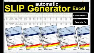 How to Create Automatic Payslips in Excel