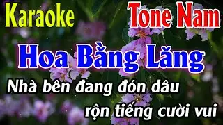 Hoa Bằng Lăng Karaoke Tone Nam ( Cm ) Karaoke Lâm Organ -  Beat Hay