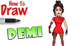 How to Draw Demi | Fortnite