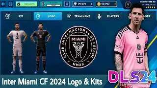 Inter Miami CF 2024 Logo & Kits - DLS 24