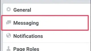 Facebook Page Messenging Settings Like instant Reply Away message