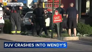 No injuries reported after car smashes into Wendys in Delaware County