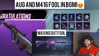 WANDERING CIRCUS AUG CRATE OPENING 🔥 , MAXING OUT M4 fool in BGMI 😍😍 LUCKIEST EVER 🥳